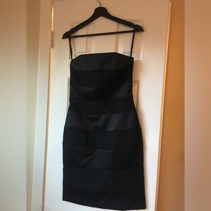 White House Black Market Strapless Little Black Dress